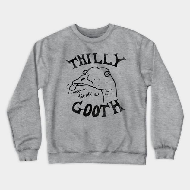 Thilly Gooth Crewneck Sweatshirt by Hillary White Rabbit